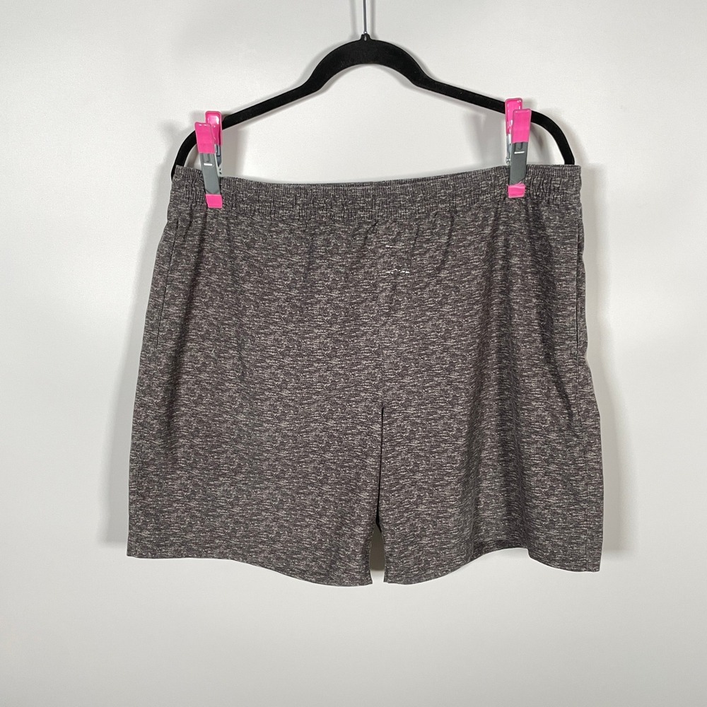Chubbies Mens 2XL Gray Heathered Performance Shorts 5.5 Inseam Activewear